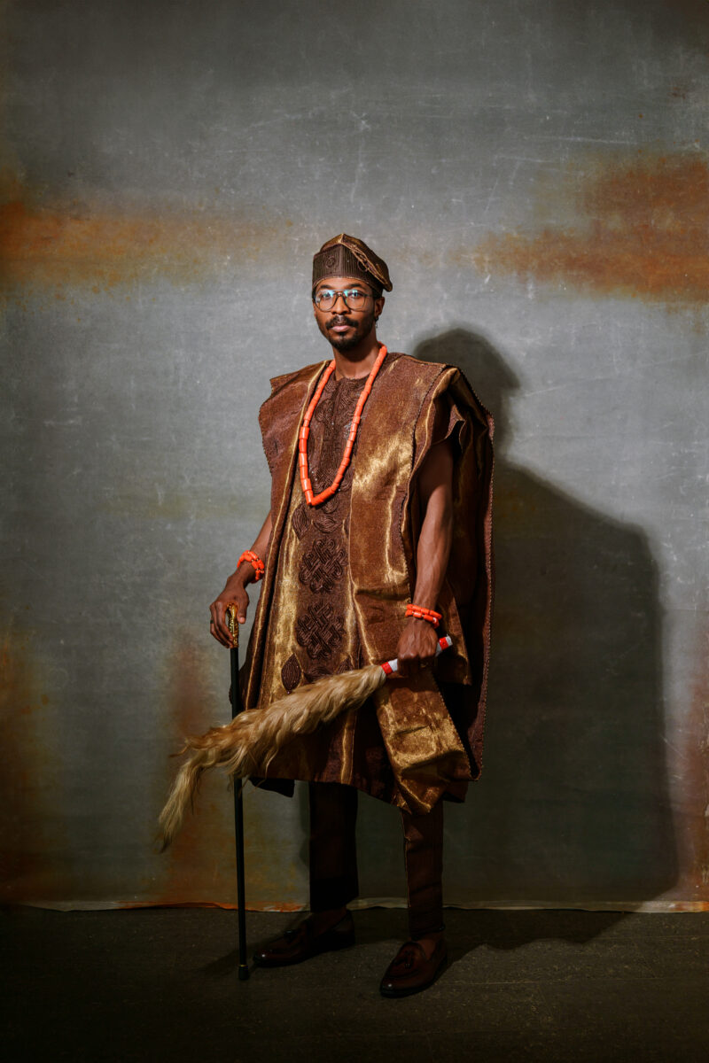Braimien Aso Oke Agbada - Image 3